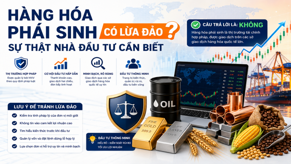 Hàng Hóa Phái Sinh Có Lừa Đảo Không? Sự Thật Nhà Đầu Tư Cần Biết