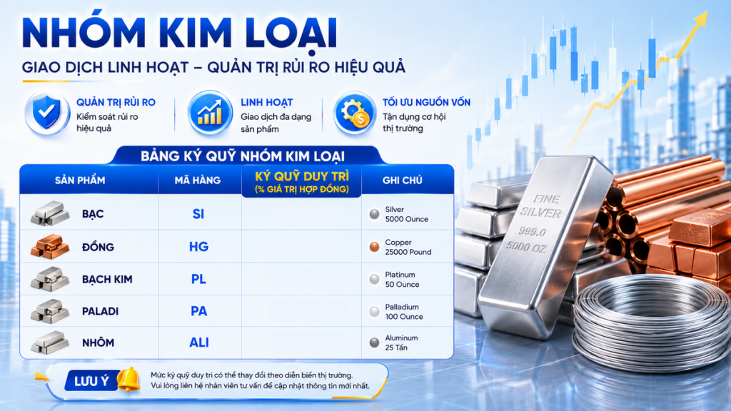 ký quỹ kim loại hàng hoá fintex