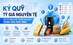 cập nhật ký quỹ và tỷ giá nguyên tệ giao dịch hàng hoá tại mxv