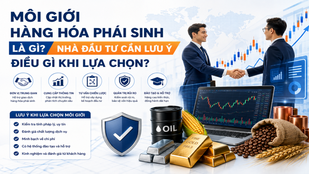 Môi giới hàng hoá phái sinh là gì? cách lựa chọn nhà môi giới