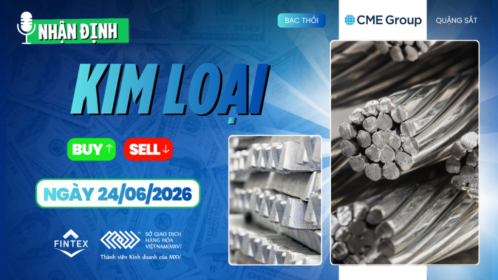 Nhận định thị trường kim loại ngày 24-06-2026 - Đồng COMEX tăng giá, bạc phục hồi và bạch kim tích lũy