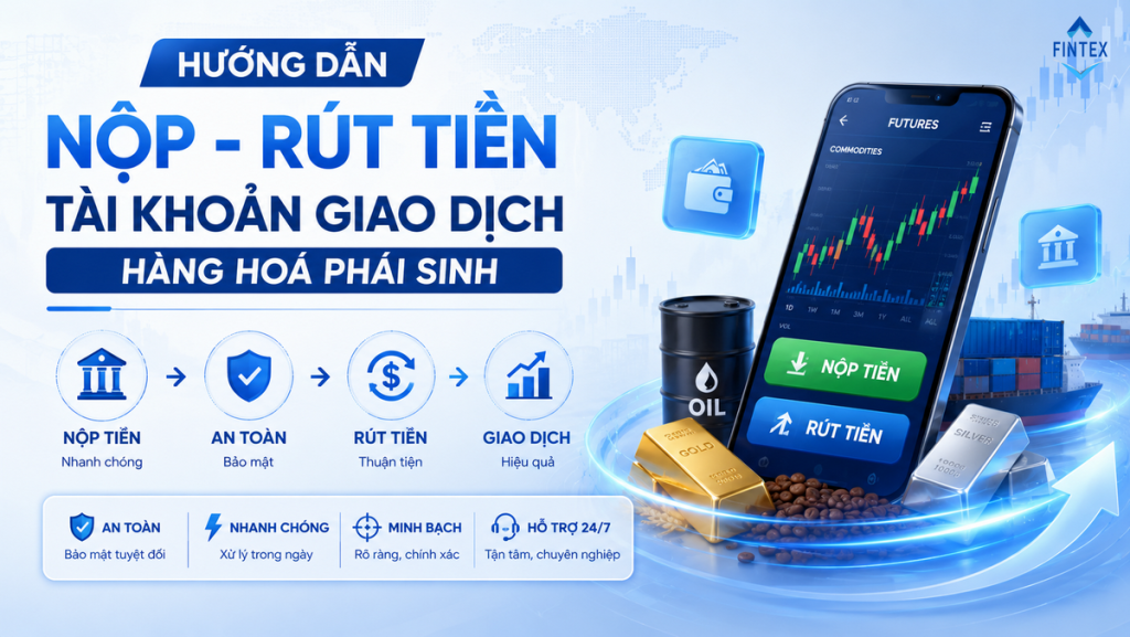 hướng dẫn nộp - rút tiền vào tài khoản giao dịch tại Fintex