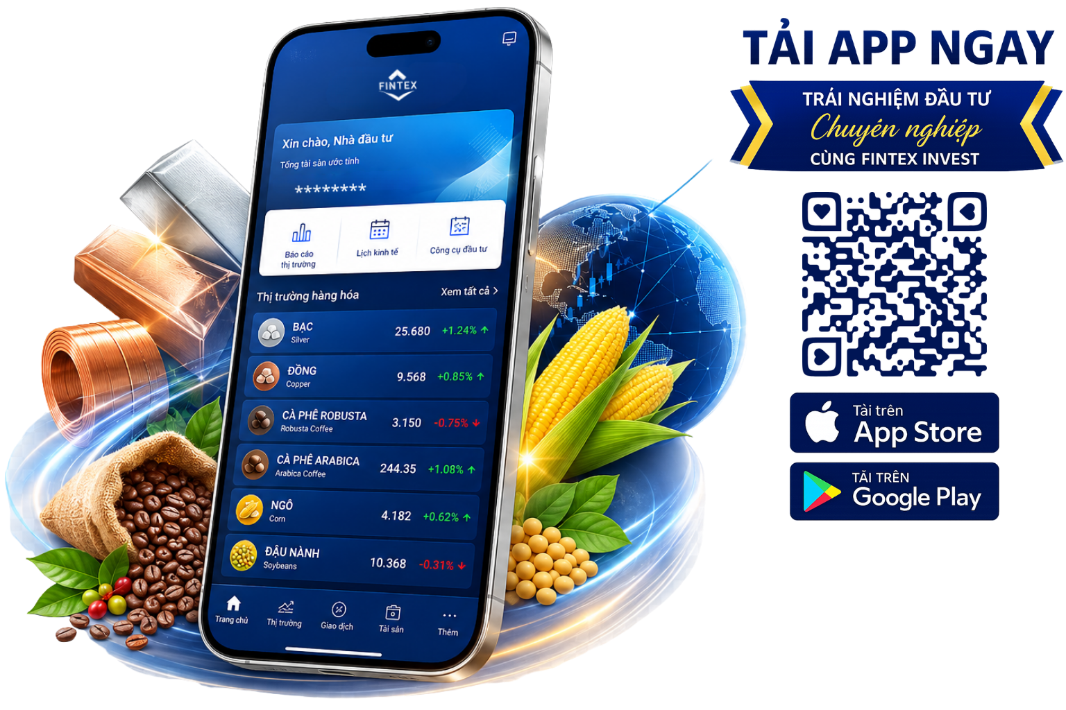 app fintex invest - phần mềm giao dịch