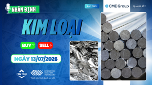 Nhận định thị trường kim loại ngày 13/07/2026 – Đồng COMEX tích lũy, bạc và bạch kim tiếp tục được hỗ trợ bởi nhu cầu công nghiệp.