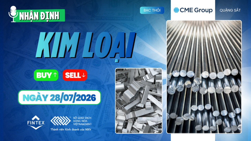 Nhận định thị trường kim loại ngày 28/07/2026 - Đồng, Bạc, Bạch kim