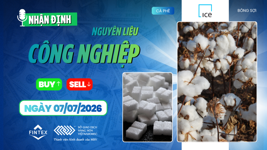 nhận định thị trường nguyên liệu công nghiệp ngày 07/07/2026