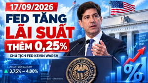 Fed tăng lãi suất 0,25% và phát biểu của Kevin Warsh 17/09/2026