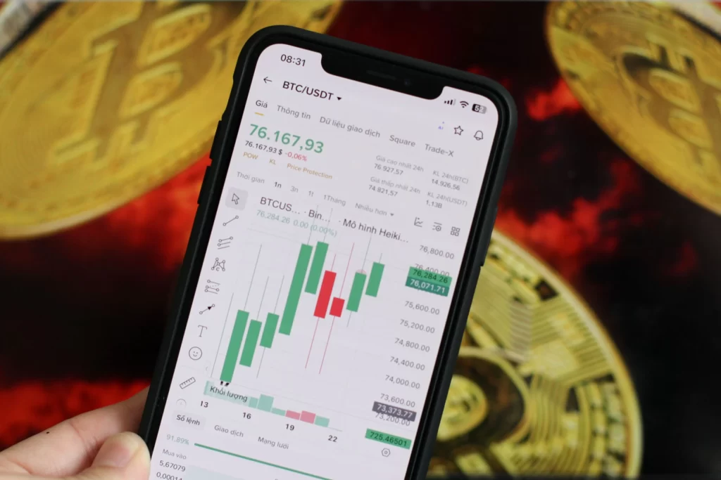 Giá Bitcoin hôm nay 18/09/2026 tăng lên 76.361 USD khi SEC mở đường cho chứng khoán mã hóa