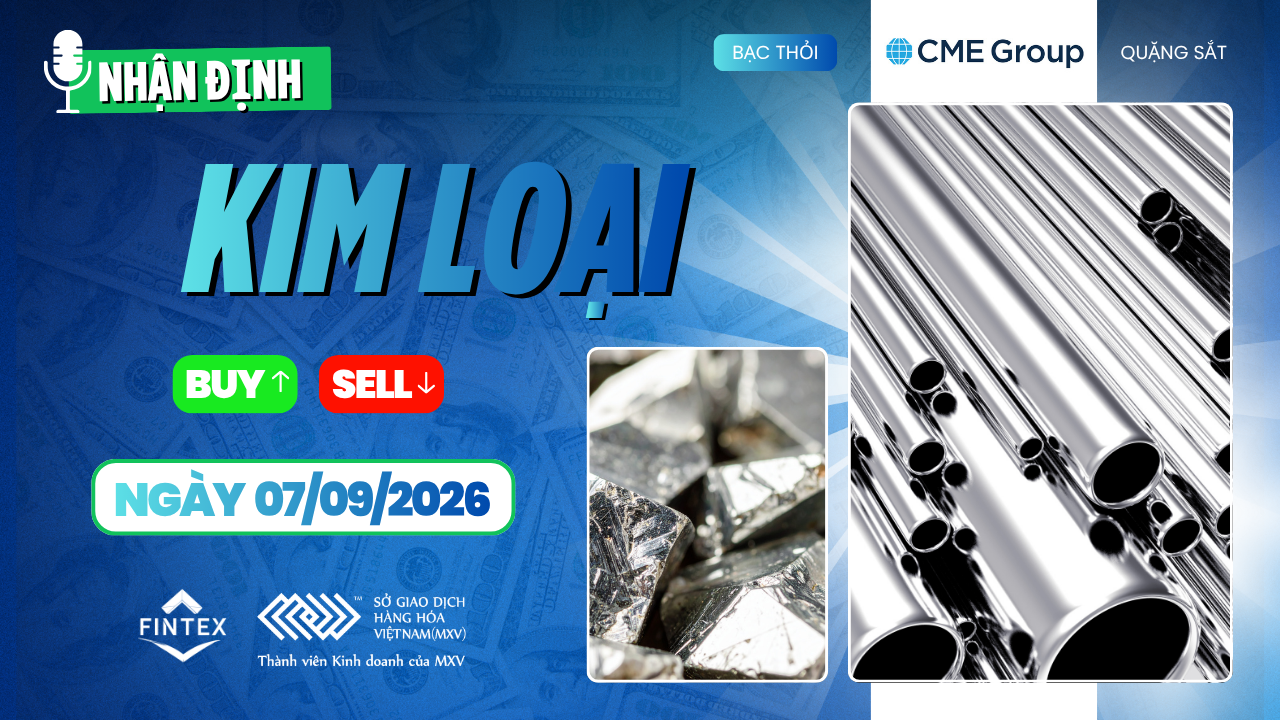 Nhận định thị trường kim loại ngày 07/09/2026
