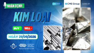 Nhận định thị trường kim loại ngày 29/09/2026