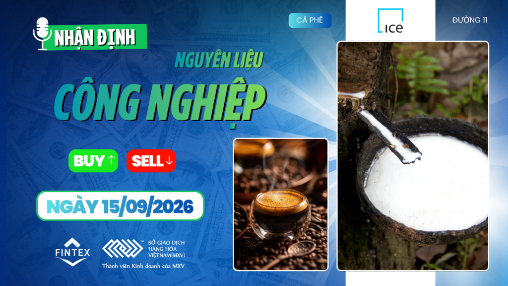 Nhận định thị trường nguyên liệu công nghiệp 15/09/2026