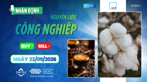 Nhận định thị trường nguyên liệu công nghiệp 23/09/2026