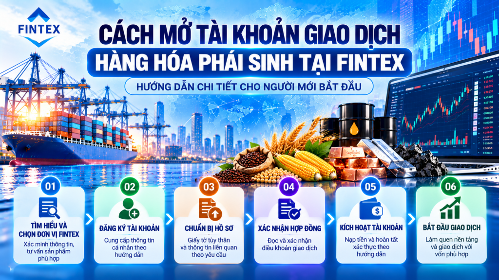 Hướng dẫn cách mở tài khoản giao dịch hàng hóa phái sinh tại Việt Nam