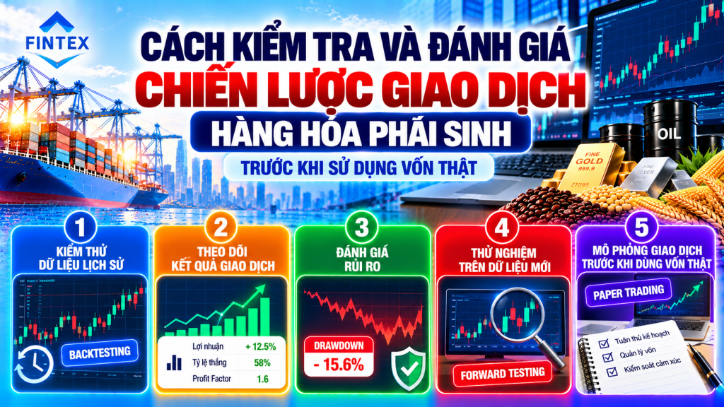 Cách kiểm tra và đánh giá chiến lược giao dịch hàng hóa phái sinh