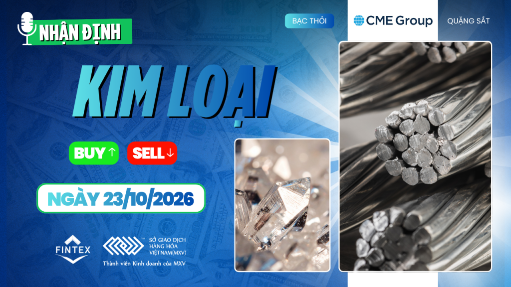 Nhận định giá kim loại thế giới ngày 23/10/2026