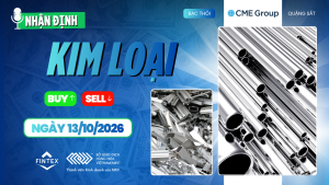 Nhận định thị trường kim loại ngày 13/10/2026