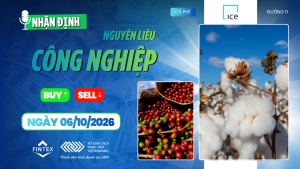 Nhận định thị trường nguyên liệu công nghiệp ngày 06/10/2026