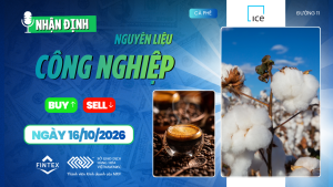 Nhận định thị trường nguyên liệu công nghiệp ngày 16/10/2026