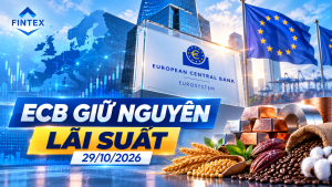 Quyết định lãi suất ECB ngày 29/10/2026 và tác động đến thị trường hàng hóa