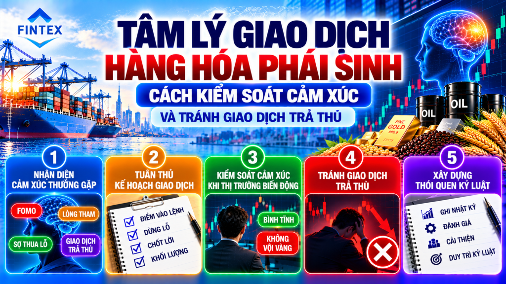 Tâm lý giao dịch hàng hóa phái sinh và cách kiểm soát cảm xúc